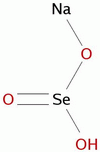 Sodium hydrogen selenite Structure,7782-82-3Structure