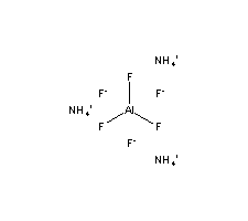 Ammonium hexafluoroaluminate Structure,7784-19-2Structure