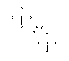 Aluminum ammonium sulfate Structure,7784-25-0Structure