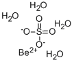 Beryllium sulfate tetrahydrate Structure,7787-56-6Structure