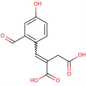 2-[(2-Formyl-4-hydroxyphenyl)methylene]butanedioic acid Structure,779349-58-5Structure