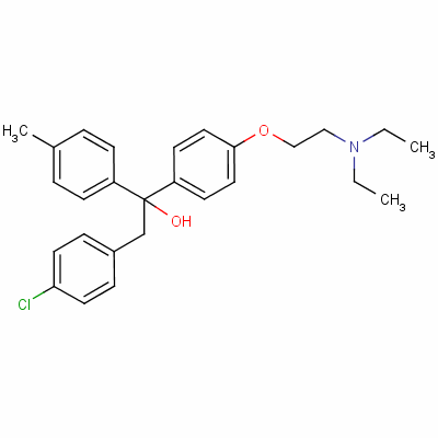 Triparanol Structure,78-41-1Structure