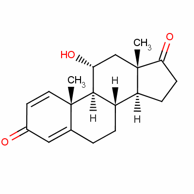 11Alpha-hydroxyandrosta-1,4-diene-3,17-dione Structure,7801-18-5Structure