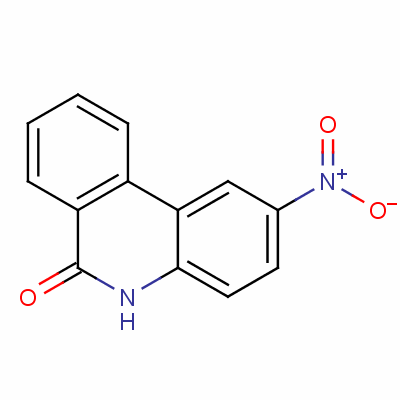 6(5H)-phenanthridinone,2-nitro- Structure,78256-30-1Structure