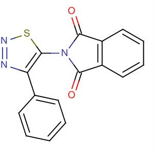 2-(4-Phenyl-1,2,3-thiadiazol-5-yl)isoindoline-1,3-dione Structure,78301-71-0Structure