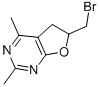 6-(Bromomethyl)-2,4-dimethyl-5,6-dihydrofuro[2,3-d]pyrimidine Structure,78304-56-0Structure