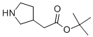 Pyrrolidin-3-yl-acetic acid tert-butyl ester Structure,783301-96-2Structure