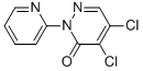 4,5-Dichloro-2-(pyridin-2-yl)pyridazin-3(2H)-one Structure,78389-19-2Structure