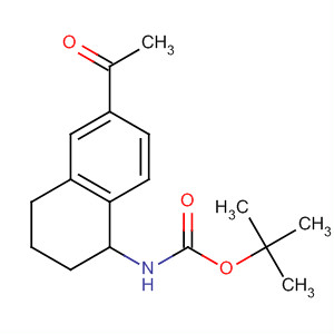 Tert-butyl 6-acetyl-1,2,3,4-tetrahydronaphthalen-1-ylcarbamate Structure,784205-65-8Structure