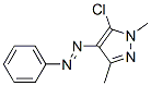 5-Chloro-1,3-dimethyl-4-(2-phenyldiaz-1-enyl)-1H-pyrazole Structure,78431-21-7Structure