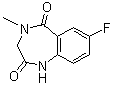 7-Fluoro-4-methyl-3,4-dihydro-1h-benzo[e][1,4]diazepine-2,5-dione Structure,78755-80-3Structure