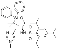 Nα-(2,4,6-Triisopropylbenzenesulfonyl)-O-(tert-butyldiphenylsilyl)-pros-methyl-L-histidinol Structure,787554-04-5Structure