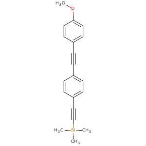 ((4-((4-Methoxyphenyl)ethynyl)phenyl)ethynyl)trimethylsilane Structure,787617-56-5Structure