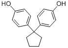 1,1-Bis(4-hydroxyphenyl)cyclopentane Structure,788-57-8Structure