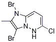 6-Chloro-2-methyl-3-bromo-imidazo[1,2-b]pyridazine.1bromine Structure,78867-38-6Structure