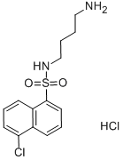 N-(4-aminobutyl)-5-chloro-1-naphthalenesulfonamide hydrochloride Structure,78957-84-3Structure