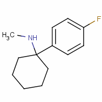 Cyclohexanamine,1-(4-fluorophenyl)-n-methyl- Structure,78987-76-5Structure