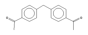 Bis(4-acetylphenyl)methane Structure,790-82-9Structure