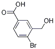 4-Bromo-3-(hydroxymethyl)benzoic acid Structure,790230-04-5Structure