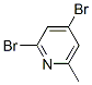 2,4-Dibromo-6-methylpyridine Structure,79055-52-0Structure