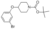 1-BOC-4-(3-bromophenoxy)piperidine Structure,790667-54-8Structure