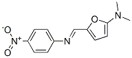 2-Furanamine, n,n-dimethyl-5-[[(4-nitrophenyl)imino]methyl]- Structure,791000-51-6Structure