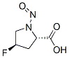 L-proline, 4-fluoro-1-nitroso-, trans-(9ci) Structure,79108-49-9Structure