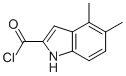 1H-indole-2-carbonyl chloride, 4,5-dimethyl-(9ci) Structure,79112-13-3Structure