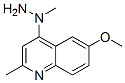 Quinoline, 6-methoxy-2-methyl-4-(1-methylhydrazino)- (9ci) Structure,792844-64-5Structure