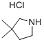 3,3-Dimethylpyrrolidine hydrochloride Structure,792915-20-9Structure