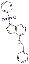 4-(Benzyloxy)-1-(phenylsulfonyl)-1h-indole Structure,79315-62-1Structure