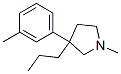 Pyrrolidine, 1-methyl-3-(3-methylphenyl)-3-propyl- (9ci) Structure,793603-37-9Structure