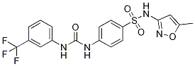 N-(5-methylisoxazol-3-yl)-4-(3-(3-(trifluoromethyl)phenyl)ureido)benzenesulfonamide Structure,793677-83-5Structure