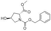 N-Cbz-trans-4-Hydroxy-D-proline methyl ester Structure,79433-95-7Structure