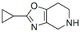 Oxazolo[4,5-c]pyridine, 2-cyclopropyl-4,5,6,7-tetrahydro- Structure,794452-00-9Structure