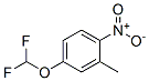 Benzene, 4-(difluoromethoxy)-2-methyl-1-nitro-(9ci) Structure,795303-16-1Structure