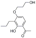 1-(2-Hydroxy-4-(3-hydroxypropoxy)-3-propylphenyl)ethanone Structure,79557-70-3Structure