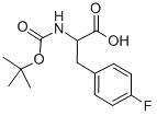 2-((Tert-butoxycarbonyl)amino)-3-(4-fluorophenyl)propanoicacid Structure,79561-25-4Structure