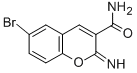 6-Bromo-2-imino-2h-1-benzopyran-3-carboxamide Structure,79604-91-4Structure