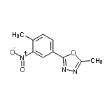 1,3,4-Oxadiazole,2-methyl-5-(4-methyl-3-nitrophenyl)-(9ci) Structure,796070-74-1Structure