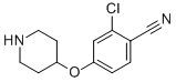 2-Chloro-4-(4-piperidinyloxy)benzonitrile Structure,796600-10-7Structure