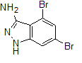 4,6-Dibromo-1h-indazol-3-amine Structure,796970-45-1Structure