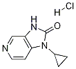 1-Cyclopropyl-1h-imidazo[4,5-c]pyridin-2(3h)-one hydrochloride Structure,797032-01-0Structure