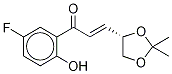 (E)-(4r)-4,5-isopropylidene-dioxy-1-(2-hydroxy-5-fluorophenyl)propenone Structure,797054-17-2Structure