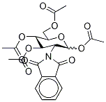 2-Deoxy-2-n-phthalimido-1,3,4,6-tetra-o-acetyl-d-glucopyranose Structure,79733-86-1Structure