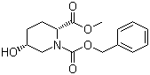 (2R,5r)-5-hydroxy-1,2-piperidinedicarboxylic acid 2-methyl 1-benzyl ester Structure,797801-68-4Structure