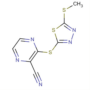 3-(5-(Methylthio)-1,3,4-thiadiazol-2-ylthio)pyrazine-2-carbonitrile Structure,797802-52-9Structure