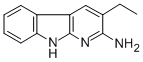 2-Amino-3-ethyl-9h-pyrido(2,3-b)indole Structure,79801-89-1Structure