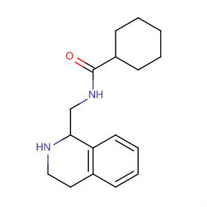 N-[(1,2,3,4-tetrahydro-1-isoquinolinyl)methyl]cyclohexanecarboxamide Structure,79848-93-4Structure