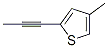 Thiophene, 4-methyl-2-(1-propynyl)- (9ci) Structure,79917-02-5Structure
